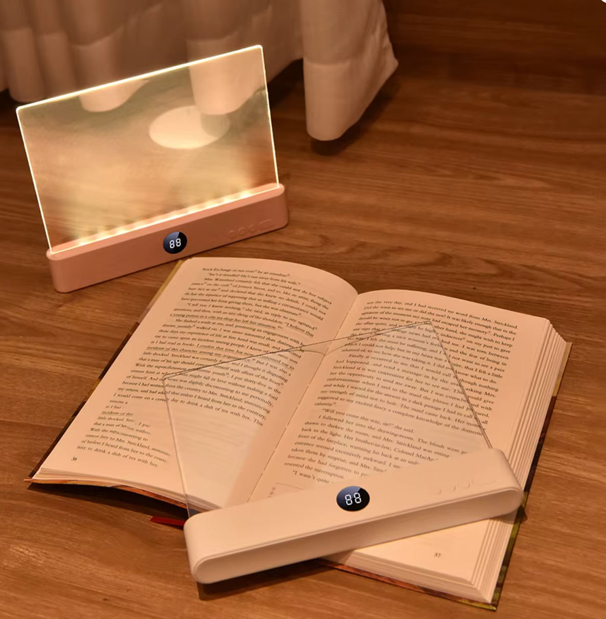 LED night reading light and lamp with timer